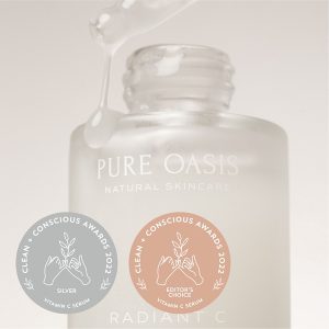 Pure Oasis Radiant C serum Clean + Conscious Awards 2022