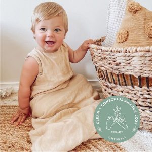 Billie & Bobbie sleeping bag Clean + Conscious Awards