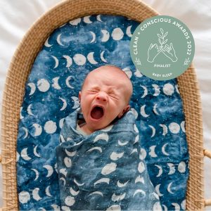 Designer bums swaddle. Clean + Conscious Awards 2022