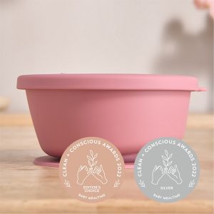 Cherub Baby - Silicone Suction Tilt Bowl and Lid
