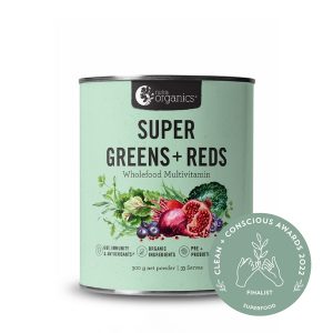 nutra organics super greens + reds Clean + Conscious Awards 2022