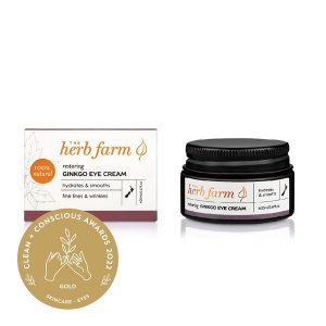 The herb farm gingko eye cream Clean + Conscious Awards 2022