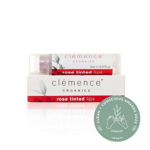 Clemence organics rose tinted lips Clean + Conscious Awards 2022