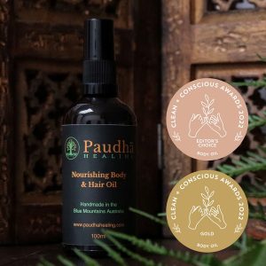 paudha healing body oil Clean + Conscious Awards 2022