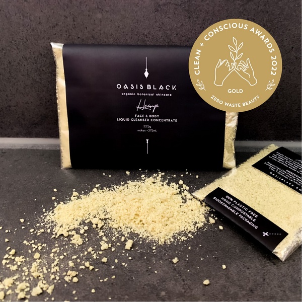 Clean + Conscious Awards gold zero waste beauty winner