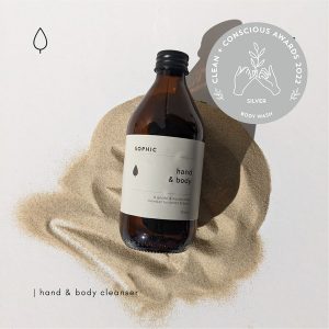sophic hand & body cleanser Clean + Conscious Awards 2022