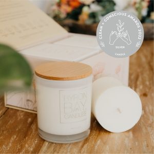 byron bay candle silver clean + conscious awards