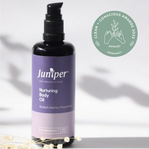 juniper nurturing body oil Clean + Conscious Awards 2022