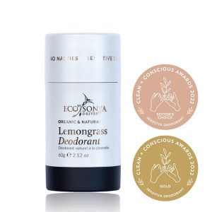 eco by sonya lemongrass deodorant Clean + Conscious Awards 2022