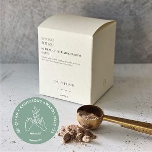 shoku iku herbal coffee mushroom latte Clean + Conscious Awards 2022
