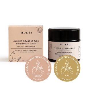Mukti calming cleansing balm Clean + Conscious Awards 2022