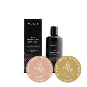 Mukti Organics Exfoliant Clean + Conscious Awards 2022
