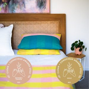 Clean + Conscious Awards winner Earthworthy Bed category