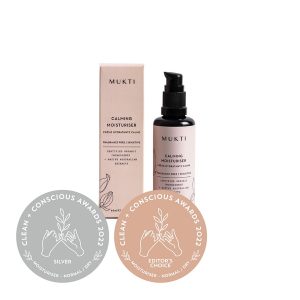 Mukti calming moisturiser Clean + Conscious Awards 2022