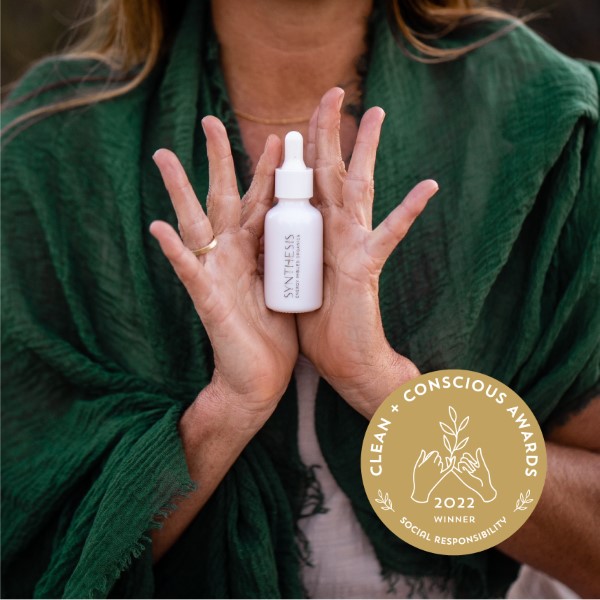 Synthesis Organics. Social Responsibility Award. Clean + Conscious Awards 2022