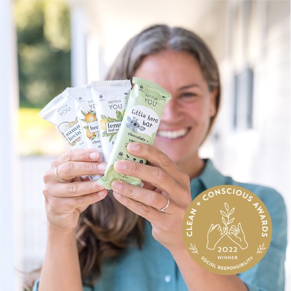 Eat For You. Social Responsibility Award. Clean + Conscious Awards 2022