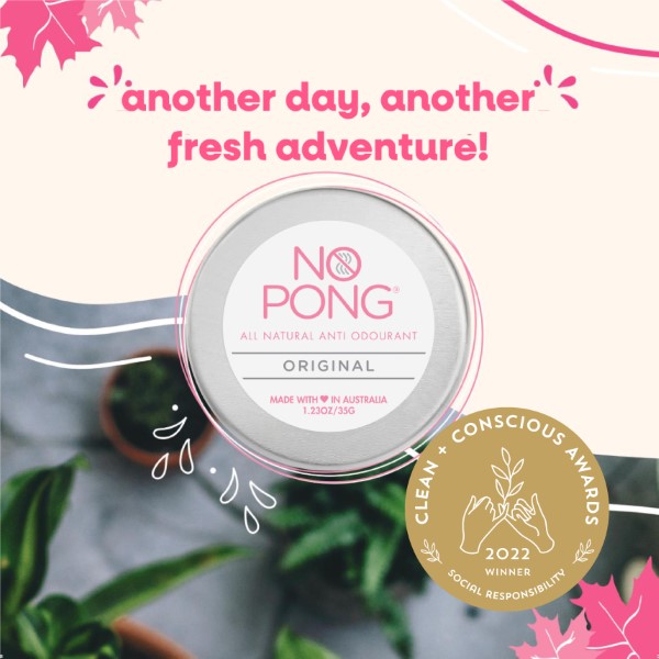 No Pong. Social Responsibility Award. Clean + Conscious Awards 2022