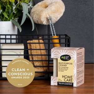 Clean + Conscious Awards. Best Natural Cleaning 2023. Australian Natural Soap Company