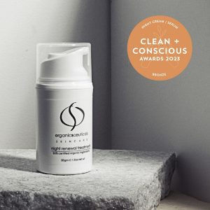 Clean + Conscious Awards. Best Night Cream 2023. Organicspa
