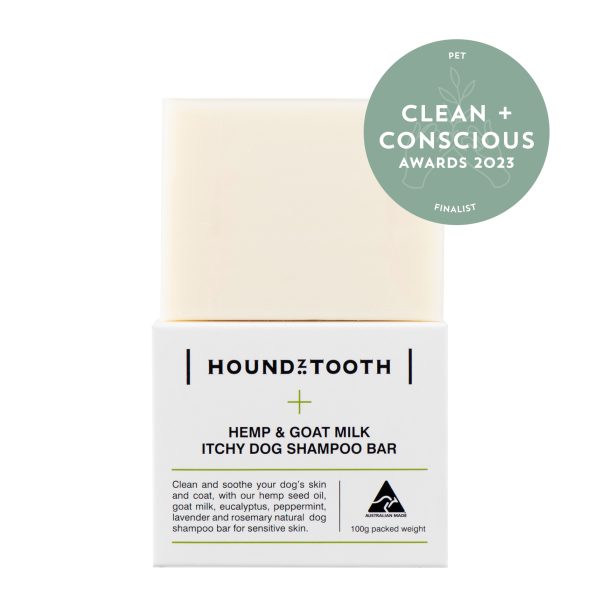 Clean + Conscious Awards. Best Pet Product 2023. Houndztooth