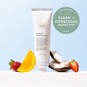 Clean + Conscious Awards. Best Body Lotion 2023. Basik Organic