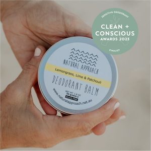 Clean + Conscious Awards. Best Sensitive Deodorant 2023. Natural Approach
