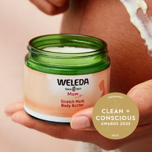 Clean + Conscious Awards. Best Pregnancy Products 2023. Weleda