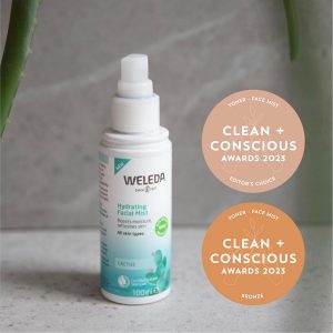 Clean + Conscious Awards. Best Toner/ Face Mist 2023. Weleda
