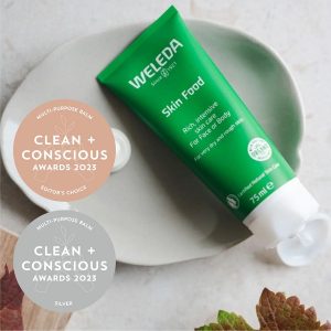 Clean + Conscious Awards 2023 Best Multi-purpose Balm. Weleda Skin Food