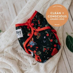 Clean + Conscious Awards. Best Reusable Nappies 2023. Seedling Baby