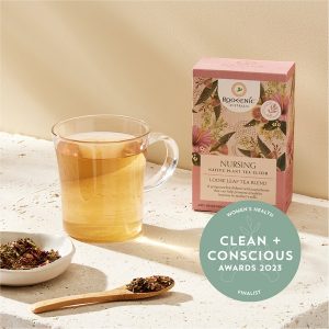 Clean + Conscious Awards. Best Women's Health 2023. Roogenic Nursing Tea