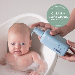 Clean + Conscious Awards - Best Natural Baby Wash 2023 -B.box hair wash