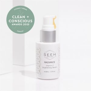 Clean + Conscious Awards. Best Vitamin C Serum 2023. Seeh Skincare
