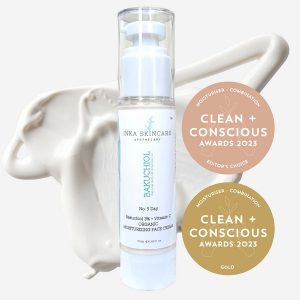 Clean + Conscious Awards - Best Face Moisturiser for Combination Skin 2023 - Inka Skincare Apothecary
