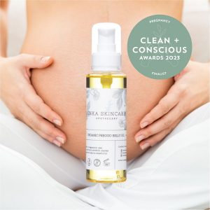 Clean + Conscious Awards. Best Pregnancy Skincare 2023. Inka Skincare