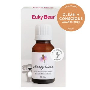 Clean + Conscious Awards. Best Essential Oils 2023. Euky Bear Sleepy Time