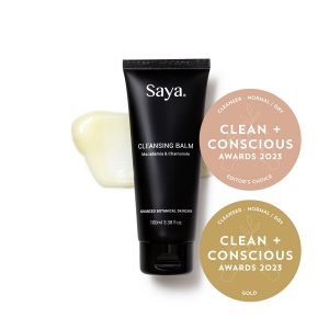 Clean + Conscious Awards. Best Face Cleanser 2023. Saya