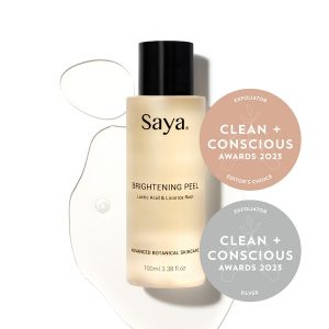 Clean + Conscious Awards. Best Face Exfoliator 2023. Saya