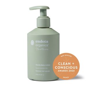 Clean + Conscious Awards. Best Baby Lotion 2023. Endota