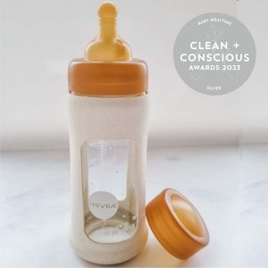 Clean + Conscious Awards. Best Baby Mealtime 2023. Hevea