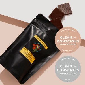 Clean + Conscious Awards. Best Chocolate / Cacao 2023. Chocolate on Purpose