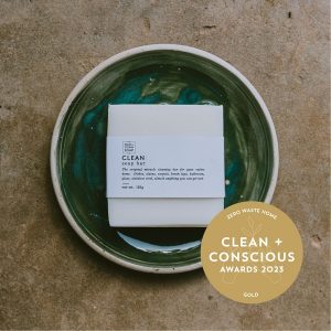 Clean + Conscious Awards. Zero Waste Home 2023. Small Town Soap Company