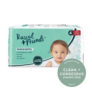 Clean + Conscious Awards. Best Disposable Nappies 2023. Rascal + Friends