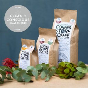 Clean + Conscious Awards. Best Coffee 2023. The Corner Store Network
