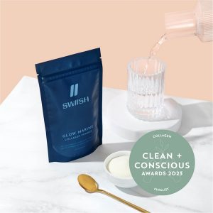 Clean + Conscious Awards. Best Collagen Supplement 2023. Swiish