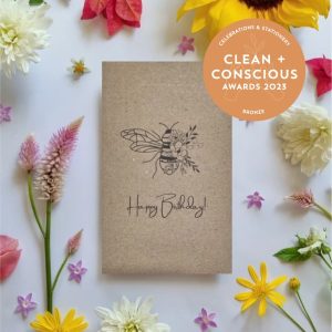 Clean + Conscious Awards. Best Celebrations & Stationery 2023. Bee Kind Australia