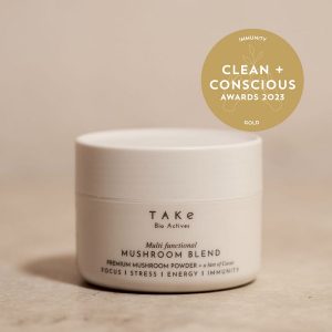 Clean + Conscious Awards. Best Immune Booster 2023 - TAKE Bio Actives