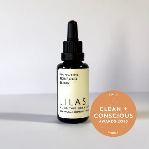 Clean + Conscious Awards. Best Face Serum 2023. Lilas