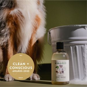Clean + Conscious Awards. Best Pet Product 2023. Koala Eco
