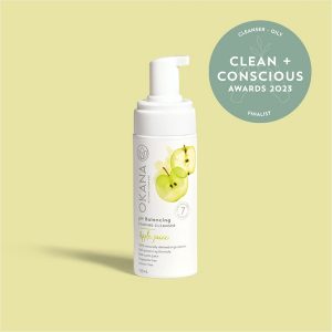 Clean + Conscious Awards - Best Face Cleanser for oily skin 2023 -okana skincare